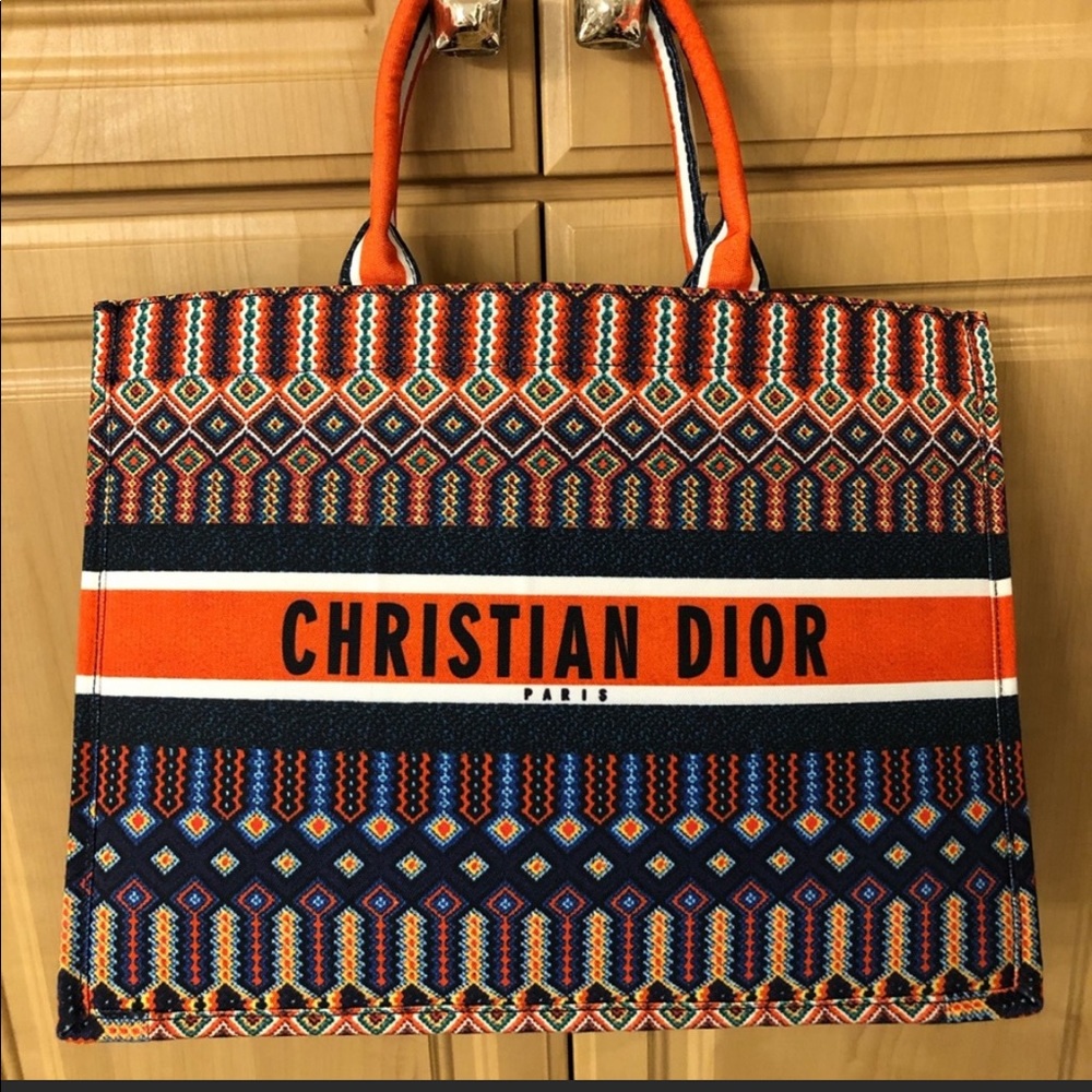ISO CHRISTIAN DIOR ORANGE BOOK TOTE